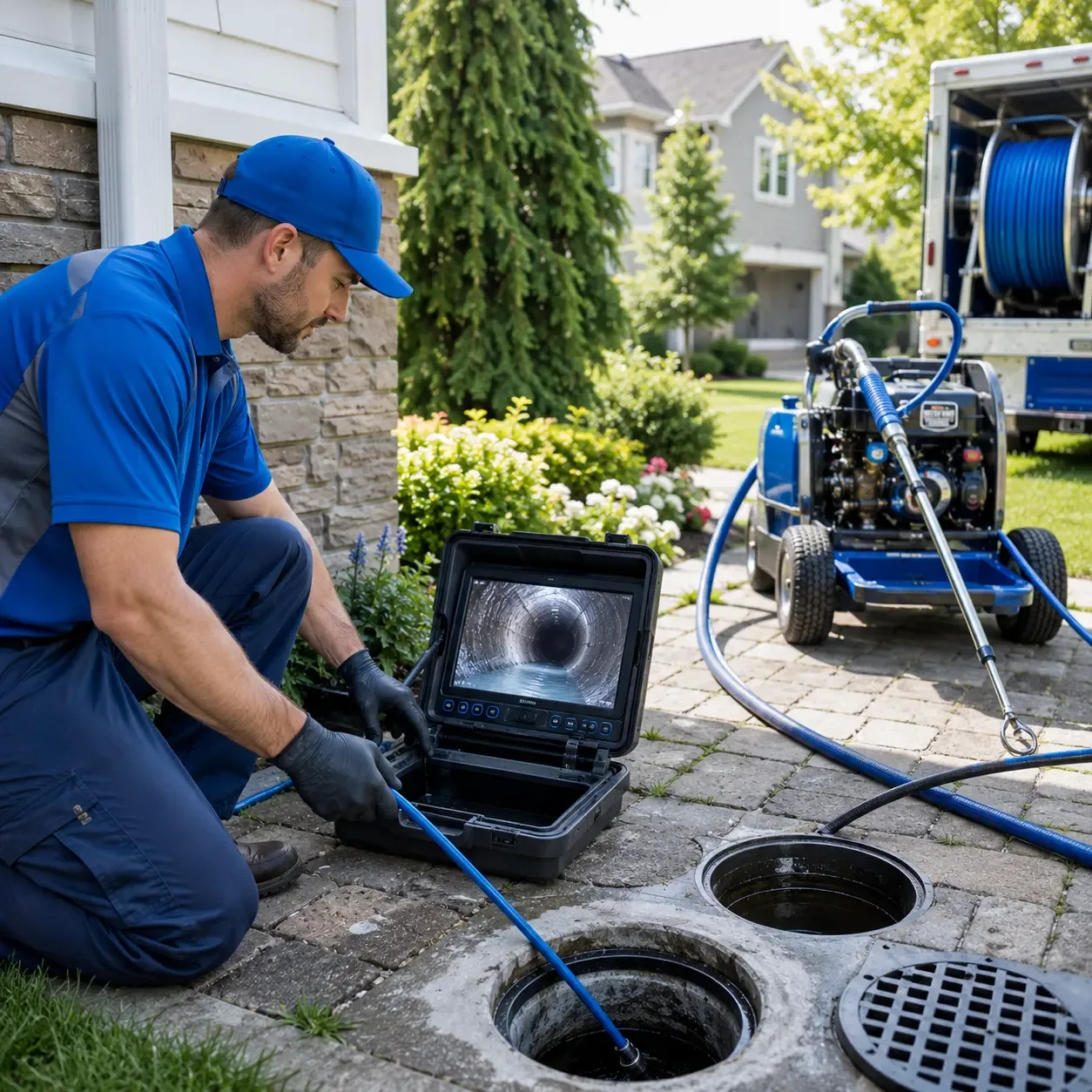 Outdoor drain cleaning professionals serving Deering, MO